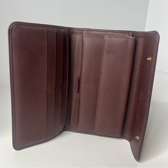 ♥️LOUIS VUITTON Monogram Mini Portotrezole Long Wallet RARE!! ❤️ - Picture 7 of 11